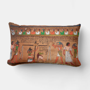 Cojín Lumbar Pillow Lumbar de Egipto-Hieroglíficos