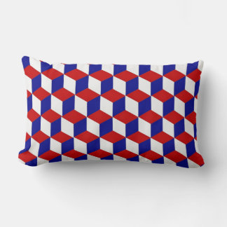Cojín Lumbar Pillow (lumbar) - Iluminación en bloque rojo, blan
