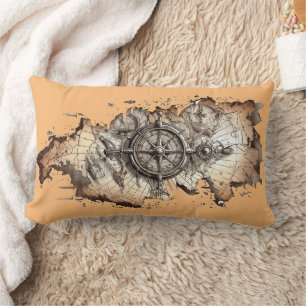 Cojín Lumbar Pillow lumbar lumbar del "Explorador del viejo mun