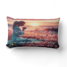 Pillow lumbar lumbar "inspiradora fe"