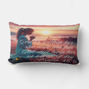 Cojín Lumbar Pillow lumbar lumbar "inspiradora fe"