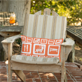Cojín Lumbar Pillow Naranja de la cacería de sueño personalizad