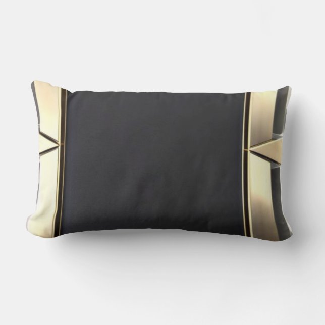 Cojín Lumbar Pillow/Neo Gold/Cojín decorativo largo (Anverso)