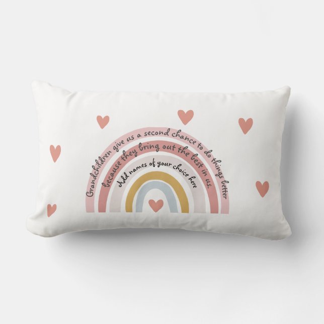 Cojín Lumbar Pillow Para La Abuela (Anverso)