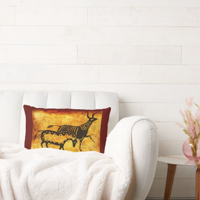 Cojín Lumbar Piloto de ganado bovino de inspiración griega de l (Sofá)