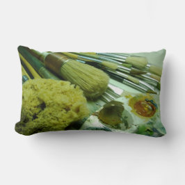 Cojín Lumbar Pinceles y pintura