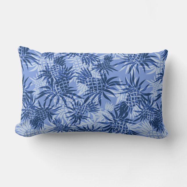 Cojín Lumbar Pineapple Camo Hawái Pillows Lumbar (Anverso)