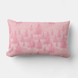 Cojín Lumbar Pink Forest Christmas