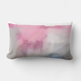 Cojín Lumbar Pink throw pillow
