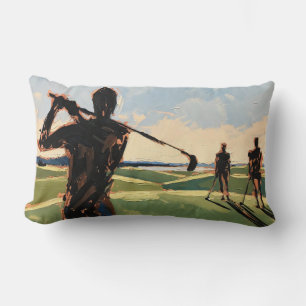 Cojín Lumbar pintura al óleo Art of Golf (#1)