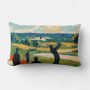 Cojín Lumbar pintura al óleo Arte de Golf (#2)