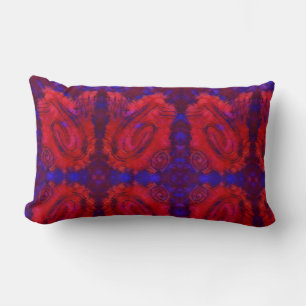 Cojín Lumbar Pintura de Dedo - Escena de Crimen