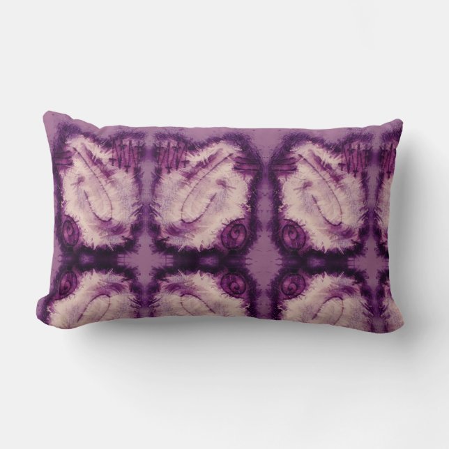 Cojín Lumbar Pintura de dedo - Olvidado (Anverso)