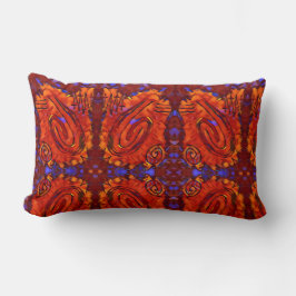 Cojín Lumbar Pintura de dedo - Pepper