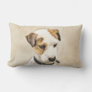 Cojín Lumbar Pintura de Parson Jack Russell Terrier - Arte de P