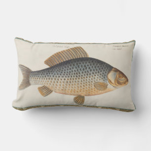 Cojín Lumbar pintura de pesca de carpa dibujo de agua dulce