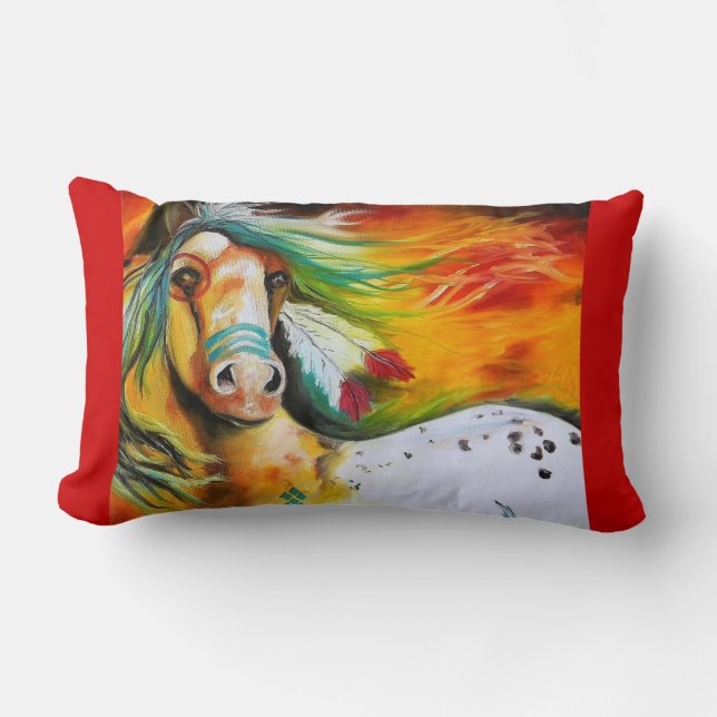Cojín Lumbar Pintura india (Anverso)