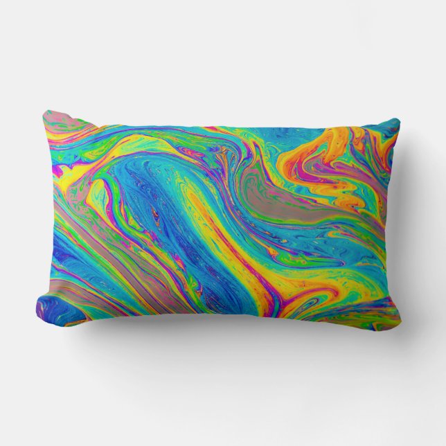 Cojín Lumbar Pintura multicolor (Anverso)