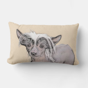 Cojín Lumbar Pintura sin pelo de cremallera china arte original