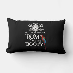 Cojín Lumbar Pirata pirata y loro    aquíRum y booty