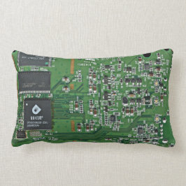 Cojín Lumbar Placa de circuito divertida