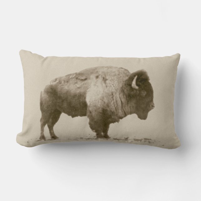 Cojín Lumbar Plains Bison (Anverso)