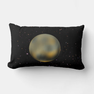 Cojín Lumbar Planeta Pluto Starry Sky Lumbar Pillow