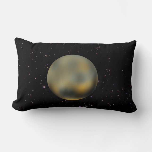 Cojín Lumbar Planeta Pluto Starry Sky Lumbar Pillow (Anverso)