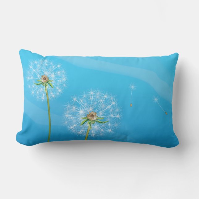 Cojín Lumbar Planta de Dandelion (Anverso)