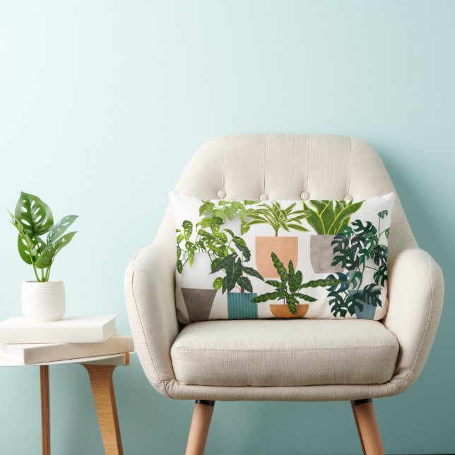 Cojín Lumbar Plantas domésticas (Silla)
