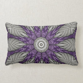 Cojín Lumbar Plata y extracto púrpura