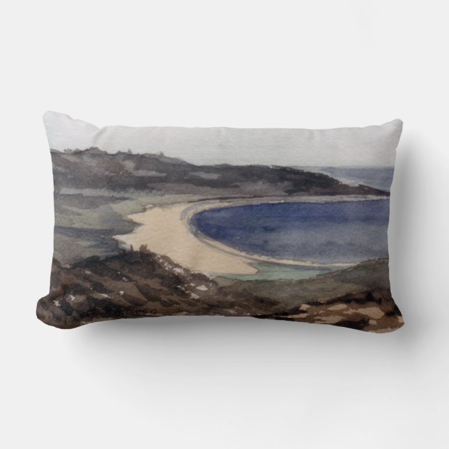 Cojín Lumbar Playa de Carnota (A Coruña) (Anverso)