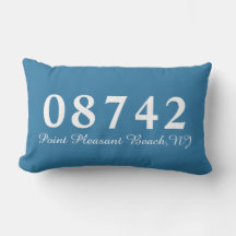 Playa Point Agradable NJ 08742 Pillow, Regalo Real