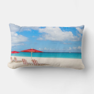 Cojín Lumbar Playa tropical