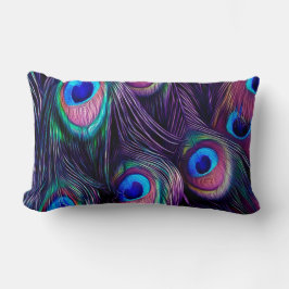 Cojín Lumbar Pluma del pavo real