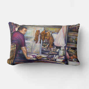 Cojín Lumbar Pollo sacudido por el sol, Singapur