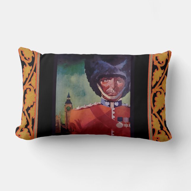 Cojín Lumbar Poster de Londres Lumbar Pillow (Anverso)