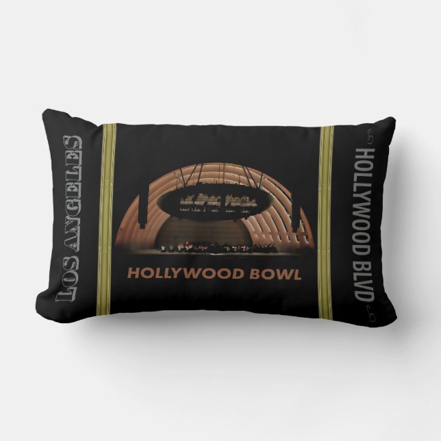 Cojín Lumbar Poster Hollywood Blvd. Pillow Lumbar (Anverso)