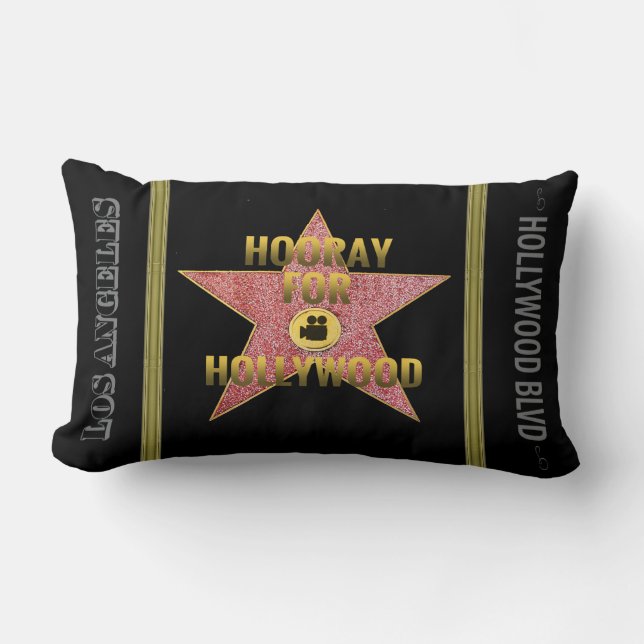 Cojín Lumbar Poster Hollywood Blvd. Pillow Lumbar (Anverso)
