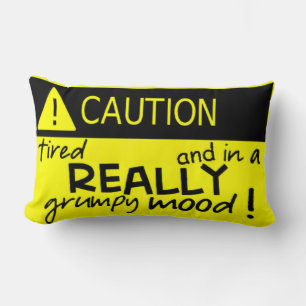 Cojín Lumbar ¡Precaución en un estado de ánimo realmente turbio