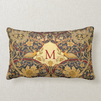 Cojín Lumbar Preraphaelite Wm. Personalizable Morris MONOGRAM