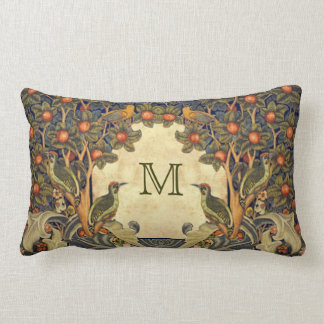 Cojín Lumbar Preraphaelite Wm. Personalizable Morris MONOGRAM
