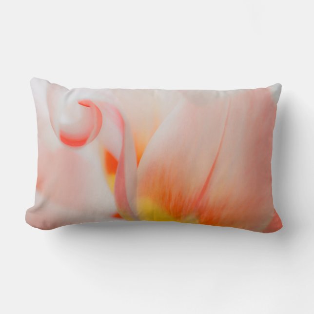 Cojín Lumbar Primer plano de tulipán 3 (Anverso)