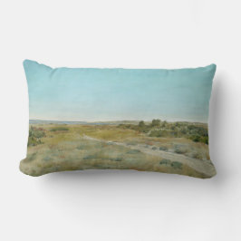 Cojín Lumbar Primer toque de otoño: Paisaje en el estado de Nue