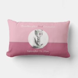 Cojín Lumbar Primera Comunión Nieta Rosa, Cáliz