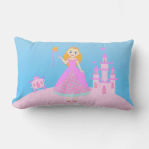 Cojín Lumbar Princesa de cuento de hadas en Fiesta de nacer ros