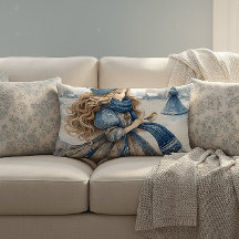 Princesa de fantasía de invierno en tierra de cuen