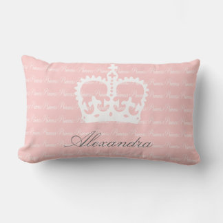 Cojín Lumbar Princesa rosa-n-blanca