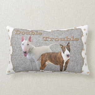 Cojín Lumbar Problema doble de bull terrier
