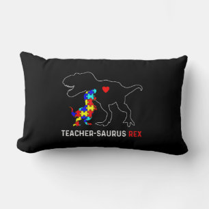 Cojín Lumbar Profesor de autismo Dinosaurio Teachersaurus Rex A